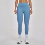 High-Waisted Butt-Lifting Fitness-Hose für Frauen, eng anliegende Outdoor-Radsport-Laufhose, atmungsaktive, schnell trocknende Yoga-Hose – Bild 3
