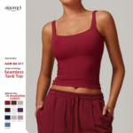 Europe et Amérique Gilet de yoga moulant à séchage rapide Vêtements de fitness All-match Running Beauty Back Sports Underwear – Image 2