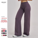 Novo outono e inverno Calças desportivas largas de cintura alta Calças de fitness desportivas casuais para exterior - Image 2
