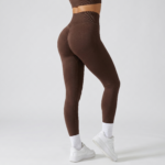 Processed and Customized Peach Hip Seamless Tummy Control Tight Yoga Pants for Outer Wear Running Sports Quick-Drying Fitness Pants