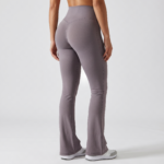 Novo outono e inverno Calças desportivas largas de cintura alta Calças de fitness desportivas casuais para exterior