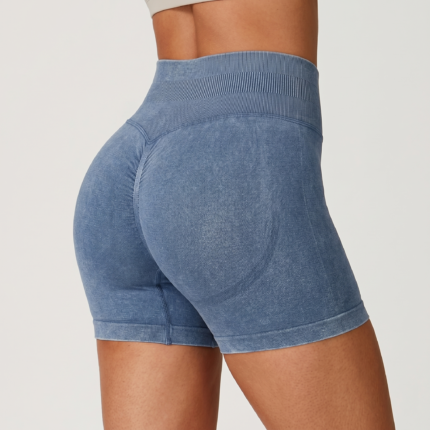 Grenzüberschreitende Nahtlose Sandy Yoga Shorts Hohe Taille Hüfte Shorts Enge Laufsport Fitness Yoga Hose Damen
