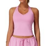 Processed and Customized Brushed Yoga V-Shaped Tight-Fitting Beautiful Back Sports Bra Running Exercise Fitness Vest – Image 6