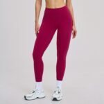 High-Waisted Butt-Lifting Brushed Yoga Pants for Women Running Quick-Drying Fitness Pants for Outer Wear Slimming Look Tight Sports Pants - Image 2