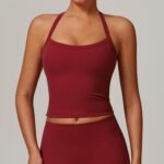 winter brushed back yoga vest quick-drying fitness top outer wear running sports vest female - Image 3