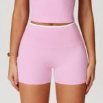 Nude Feel Cross-Border Yoga Shorts Tight High Waist Quick-Dry Shorts Sports Running Fitness Sports Shorts - Image 3
