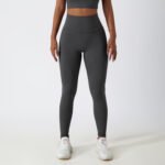 High-Waisted Butt-Lifting Fitness Pants for Women, Tight-Fitting Outdoor Cycling Sports Running Long Pants, Breathable Quick-Dry Yoga Pants - Image 2