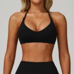 Yun Sense Yoga Bra Quick-Drying Cross Back Beautiful Back High-Intensity Fitness Wear Casual Running Sports Bra - 画像 (2)